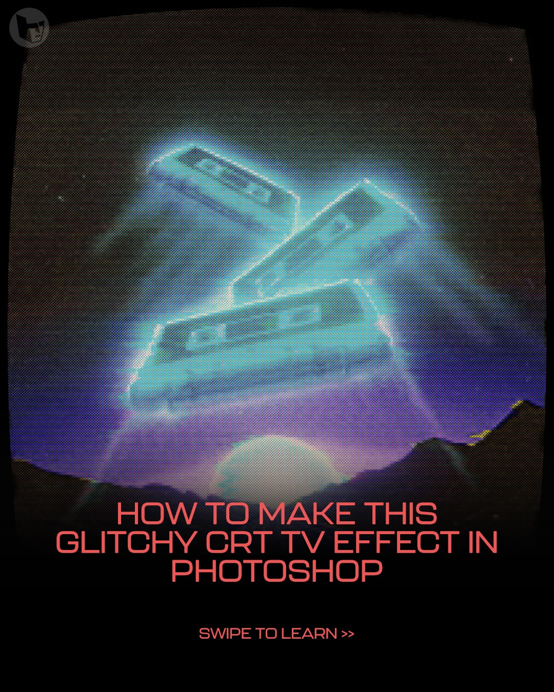 Glitchy CRT TV