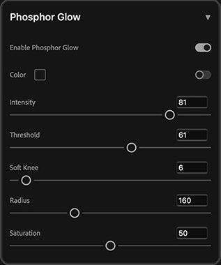 UI — Phosphor Glow