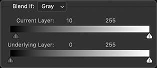 UI — Blend If