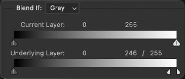 UI — Blend If