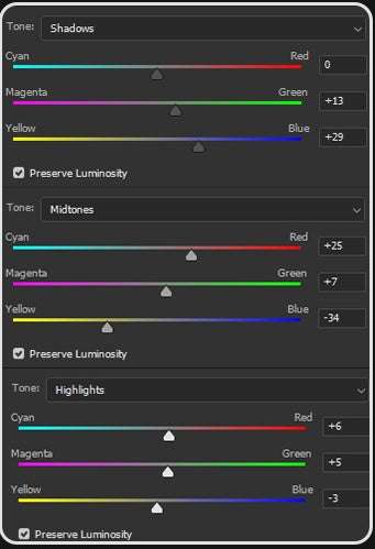 UI — Color Balance 1