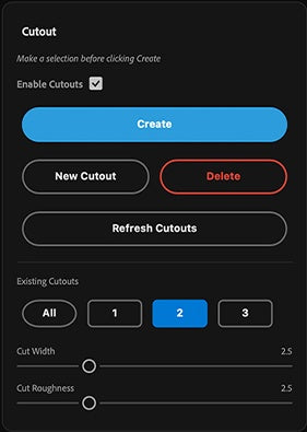 UI — Cutout