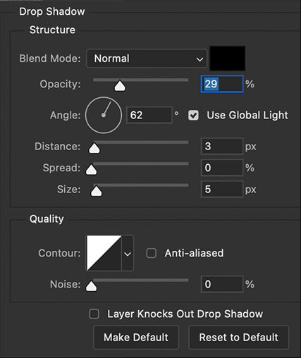 UI — Drop Shadow