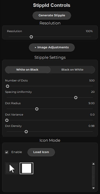 UI — Stippld Controls