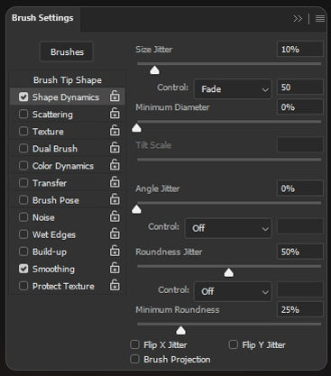 UI — Brush Settings