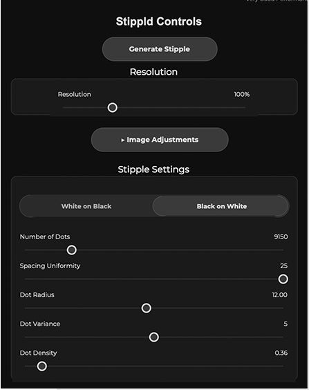 UI — Stippld Controls