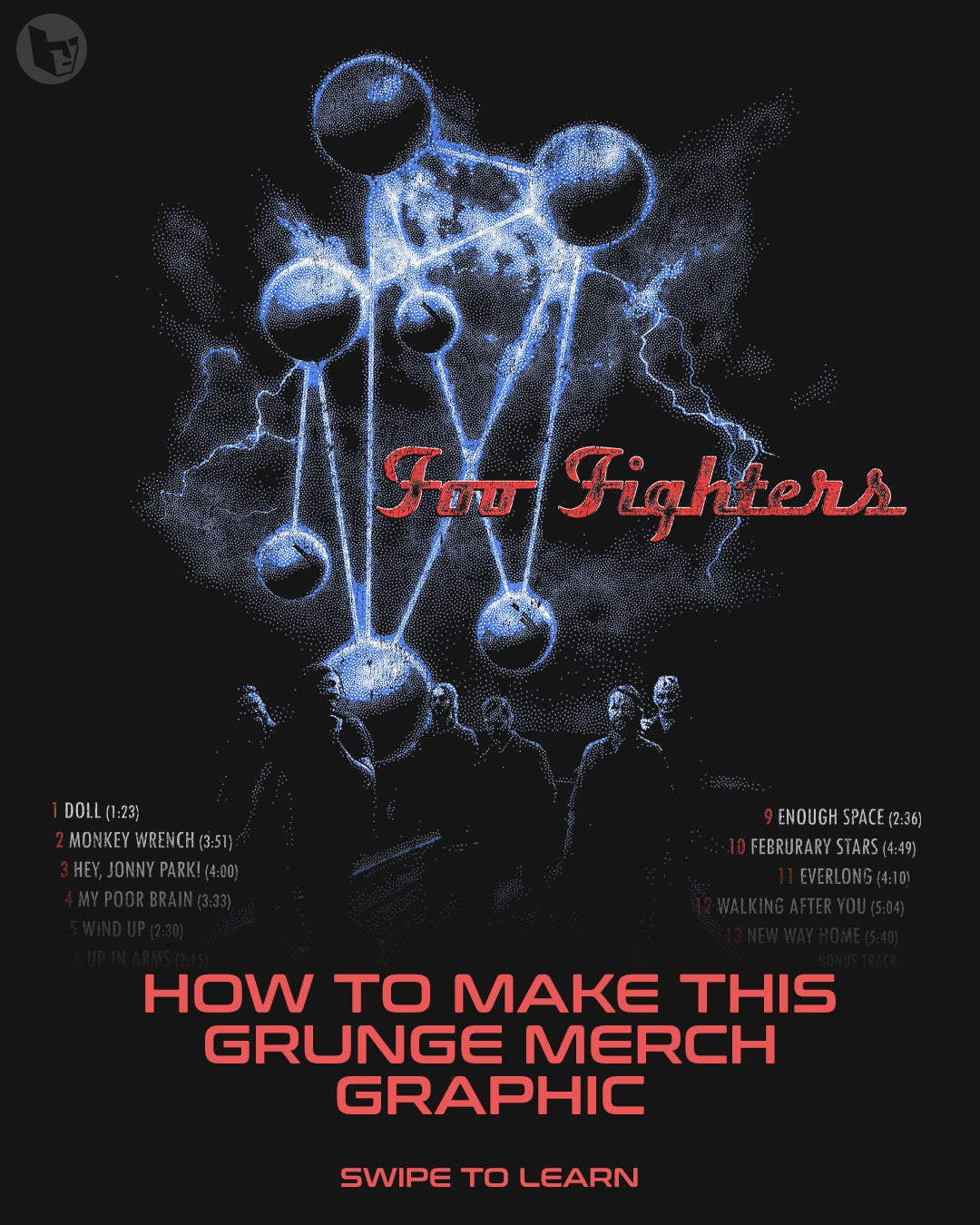 Grunge Merch Graphic (Stippld)